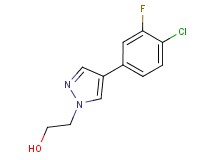 2-[4-(4-chloro-3-fluorophenyl)-1H-pyrazol-1-yl]ethanol