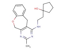 1-{2-[(2-methyl-5,11-dihydro[1]benzoxepino[3,4-d]pyrimidin-4-yl)amino]ethyl}cyclopentanol