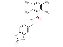 2,3,5,6-tetramethyl-N-[(2-oxo-2,3-dihydro-1H-benzimidazol-5-yl)methyl]benzamide