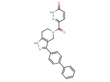 6-[(3-biphenyl-4-yl-1,4,6,7-tetrahydro-5H-pyrazolo[4,3-c]pyridin-5-yl)carbonyl]pyridazin-3(2H)-one