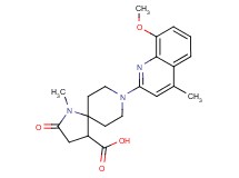 8-(8-methoxy-4-methylquinolin-2-yl)-1-methyl-2-oxo-1,8-diazaspiro[4.5]decane-4-carboxylic acid
