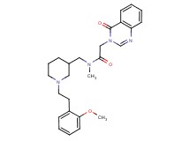 N-({1-[2-(2-methoxyphenyl)ethyl]-3-piperidinyl}methyl)-N-methyl-2-(4-oxo-3(4H)-quinazolinyl)acetamide