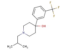 1-isobutyl-4-[3-(trifluoromethyl)phenyl]-4-piperidinol