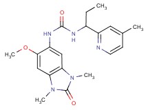 N-(6-methoxy-1,3-dimethyl-2-oxo-2,3-dihydro-1H-benzimidazol-5-yl)-N'-[1-(4-methylpyridin-2-yl)propyl]urea