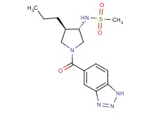 N-[(3S*,4R*)-1-(1H-1,2,3-benzotriazol-5-ylcarbonyl)-4-propyl-3-pyrrolidinyl]methanesulfonamide