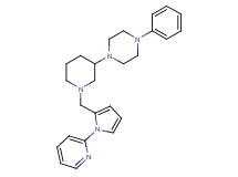 1-phenyl-4-(1-{[1-(2-pyridinyl)-1H-pyrrol-2-yl]methyl}-3-piperidinyl)piperazine