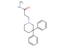 3-(3,3-diphenylpiperidin-1-yl)-N-methylpropanamide