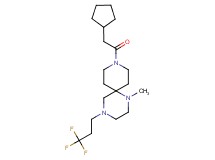9-(cyclopentylacetyl)-1-methyl-4-(3,3,3-trifluoropropyl)-1,4,9-triazaspiro[5.5]undecane