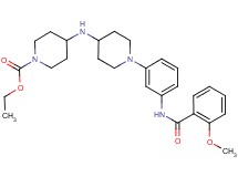 ethyl 4-[(1-{3-[(2-methoxybenzoyl)amino]phenyl}-4-piperidinyl)amino]-1-piperidinecarboxylate