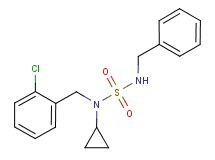 N'-benzyl-N-(2-chlorobenzyl)-N-cyclopropylsulfamide