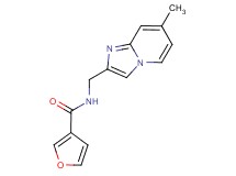 N-[(7-methylimidazo[1,2-a]pyridin-2-yl)methyl]-3-furamide