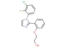 2-{2-[1-(3-chloro-2-fluorophenyl)-1H-imidazol-2-yl]phenoxy}ethanol