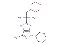 1-cyclohexyl-5-[1,1-dimethyl-2-(4-morpholinyl)ethyl]-3-methyl-1,4-dihydroimidazo[4,5-c]pyrazole