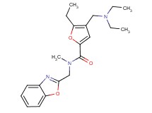 N-(1,3-benzoxazol-2-ylmethyl)-4-[(diethylamino)methyl]-5-ethyl-N-methyl-2-furamide