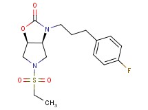 (3aS*,6aR*)-5-(ethylsulfonyl)-3-[3-(4-fluorophenyl)propyl]hexahydro-2H-pyrrolo[3,4-d][1,3]oxazol-2-one