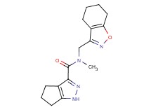N-methyl-N-(4,5,6,7-tetrahydro-1,2-benzisoxazol-3-ylmethyl)-1,4,5,6-tetrahydrocyclopenta[c]pyrazole-3-carboxamide