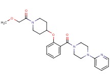 1-(2-{[1-(methoxyacetyl)-4-piperidinyl]oxy}benzoyl)-4-(2-pyridinyl)piperazine