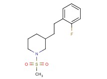 3-[2-(2-fluorophenyl)ethyl]-1-(methylsulfonyl)piperidine
