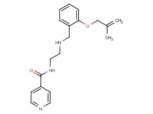 N-[2-({2-[(2-methylprop-2-en-1-yl)oxy]benzyl}amino)ethyl]isonicotinamide