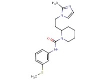 2-[2-(2-methyl-1H-imidazol-1-yl)ethyl]-N-[3-(methylthio)phenyl]-1-piperidinecarboxamide
