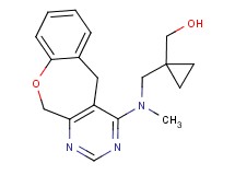 (1-{[5,11-dihydro[1]benzoxepino[3,4-d]pyrimidin-4-yl(methyl)amino]methyl}cyclopropyl)methanol