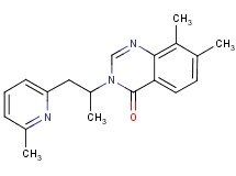 7,8-dimethyl-3-[1-methyl-2-(6-methylpyridin-2-yl)ethyl]quinazolin-4(3H)-one