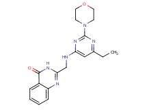 2-{[(6-ethyl-2-morpholin-4-ylpyrimidin-4-yl)amino]methyl}quinazolin-4(3H)-one