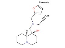 (1R,9aR)-1-{[(2-furylmethyl)(prop-2-yn-1-yl)amino]methyl}octahydro-2H-quinolizin-1-ol