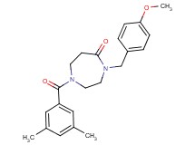 1-(3,5-dimethylbenzoyl)-4-(4-methoxybenzyl)-1,4-diazepan-5-one