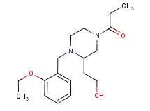 2-[1-(2-ethoxybenzyl)-4-propionyl-2-piperazinyl]ethanol