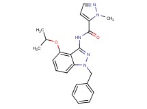 N-(1-benzyl-4-isopropoxy-1H-indazol-3-yl)-1-methyl-1H-pyrazole-5-carboxamide