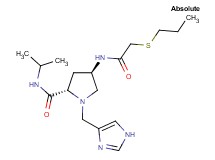 (4R)-1-(1H-imidazol-4-ylmethyl)-N-isopropyl-4-{[(propylthio)acetyl]amino}-L-prolinamide