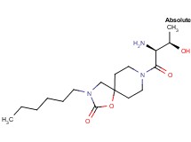 3-hexyl-8-L-threonyl-1-oxa-3,8-diazaspiro[4.5]decan-2-one hydrochloride