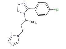 1-{3-[2-(4-chlorophenyl)-1H-imidazol-1-yl]butyl}-1H-pyrazole
