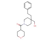 [4-(2-phenylethyl)-1-(tetrahydro-2H-pyran-4-ylcarbonyl)-4-piperidinyl]methanol