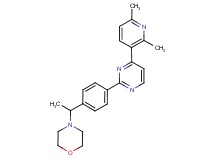 4-(1-{4-[4-(2,6-dimethylpyridin-3-yl)pyrimidin-2-yl]phenyl}ethyl)morpholine