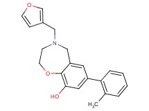 4-(3-furylmethyl)-7-(2-methylphenyl)-2,3,4,5-tetrahydro-1,4-benzoxazepin-9-ol