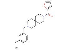 3-(2-furoyl)-9-(3-vinylbenzyl)-3,9-diazaspiro[5.5]undecane