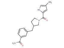 3-({1-[(4-methyl-1H-pyrrol-2-yl)carbonyl]-3-pyrrolidinyl}methyl)benzamide