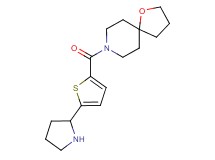8-{[5-(2-pyrrolidinyl)-2-thienyl]carbonyl}-1-oxa-8-azaspiro[4.5]decane