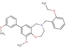 4-(2-ethoxybenzyl)-9-methoxy-7-(3-methoxyphenyl)-2,3,4,5-tetrahydro-1,4-benzoxazepine