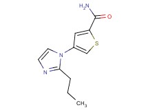 4-(2-propyl-1H-imidazol-1-yl)thiophene-2-carboxamide