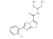 6-(2-chlorophenyl)-N-[2-hydroxy-1-(hydroxymethyl)ethyl]imidazo[2,1-b][1,3]thiazole-3-carboxamide