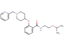 N-(2-isopropoxyethyl)-2-{[1-(2-pyridinylmethyl)-4-piperidinyl]oxy}benzamide
