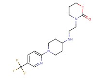 3-[2-({1-[5-(trifluoromethyl)pyridin-2-yl]piperidin-4-yl}amino)ethyl]-1,3-oxazinan-2-one