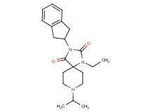 3-(2,3-dihydro-1H-inden-2-yl)-1-ethyl-8-isopropyl-1,3,8-triazaspiro[4.5]decane-2,4-dione