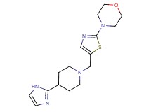 4-(5-{[4-(1H-imidazol-2-yl)piperidin-1-yl]methyl}-1,3-thiazol-2-yl)morpholine