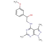 1-(3-methoxyphenyl)-2-[(1,3,6-trimethyl-1H-pyrazolo[3,4-d]pyrimidin-4-yl)amino]ethanol