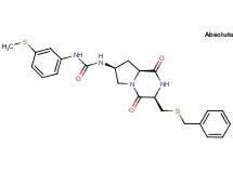 N-{(3R,7S,8aS)-3-[(benzylthio)methyl]-1,4-dioxooctahydropyrrolo[1,2-a]pyrazin-7-yl}-N'-[3-(methylthio)phenyl]urea