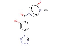(1R*,5S*)-3-[2-hydroxy-4-(1H-tetrazol-1-yl)benzoyl]-6-methyl-3,6-diazabicyclo[3.2.2]nonan-7-one